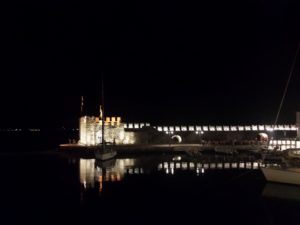 Puerto de Nafpaktos de noche