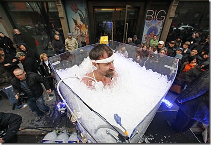 Wim Hof, el hombre de hielo en New York